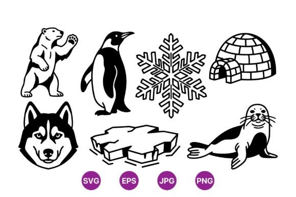 Arctic Animal Vector Clipart Review