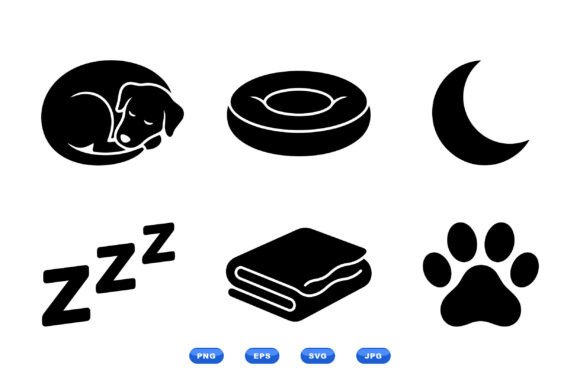 Cozy Pet Sleep Icon Collection