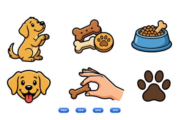 Cute Puppy Clipart Collection