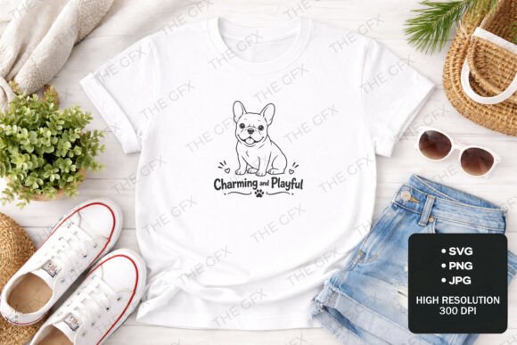French Bulldog Charming Playful Design