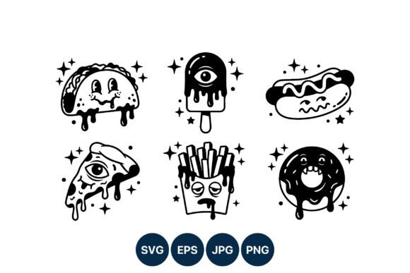 Melting Fast Food Cute Faces