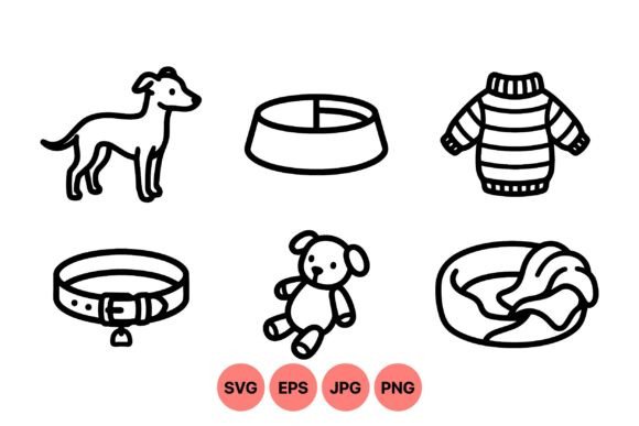 Pet Care Essentials Clipart