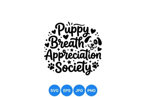 Puppy Love Typography Clipart