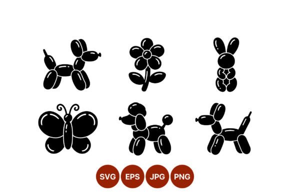 Review: Balloon Animal Shapes Vector